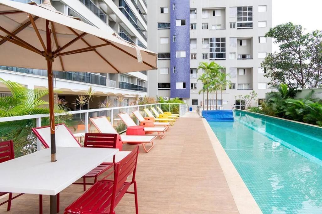 Apartamento Th1603 - Studio Lindo No 16 Andar, Localizado No Setor Bueno - Wifi- Garagem - Mobiliado *